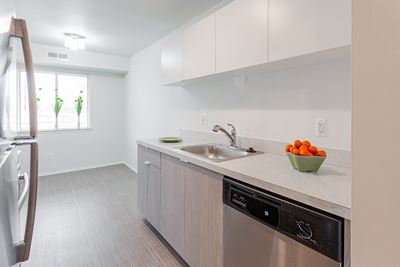 Sleek Interior Finishes at Lafayette Park Place, Michigan